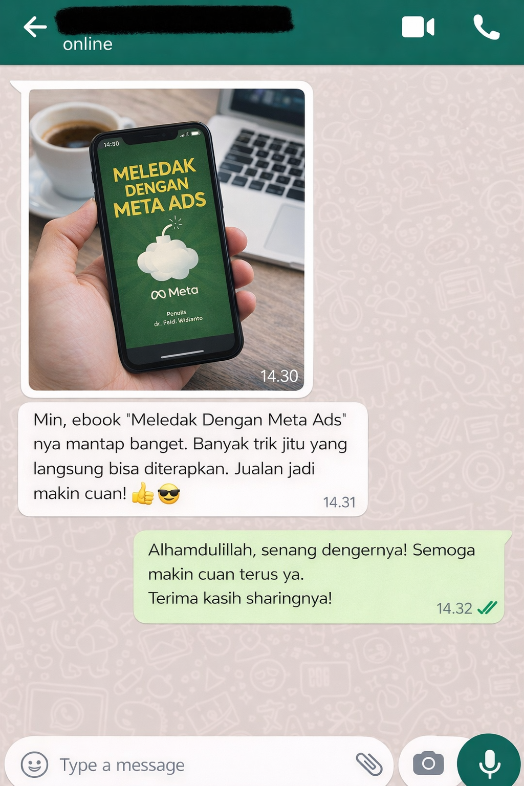 Testimoni WhatsApp 7